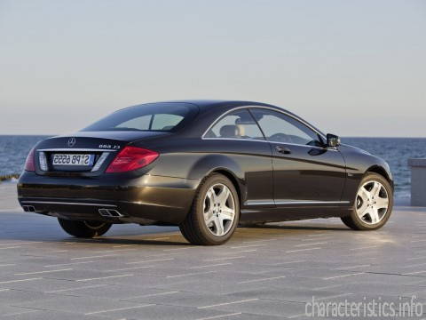MERCEDES BENZ 世代
 CL Klasse III (C216) Restyling 600 5.5 AT (517hp) 技術仕様
