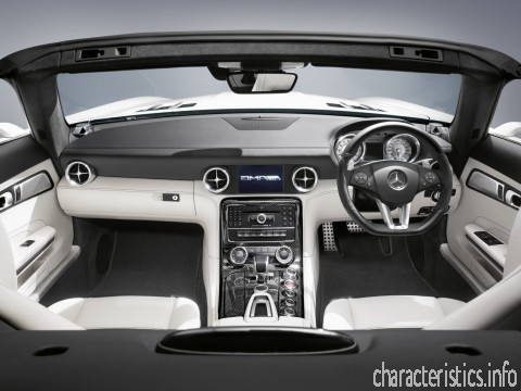 MERCEDES BENZ Generacja
 SLS AMG Roadster GT 6.2 AT (591hp) Charakterystyka techniczna
