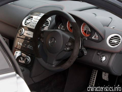 MERCEDES BENZ Generation
 SLR McLaren (C199) Coupe SLR  722 (650 Hp) Technical сharacteristics

